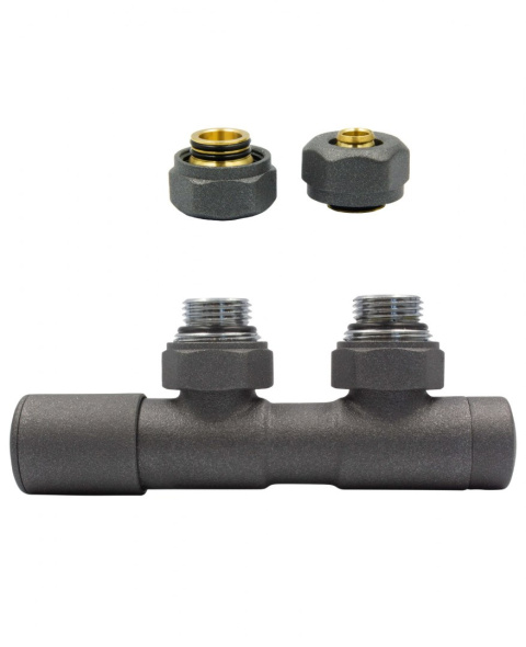 Zawór regulacyjny 50mm TWINS grafit strukturalny lewy Pex Zawór regulacyjny 50mm TWINS grafit strukturalny lewy Pex