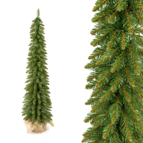 Choinka sztuczna SLIM/WĄSKA Świerk Tatrzański zielona 150cm!