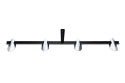 Znacznik ogrodowy mały 4-zębny 80cm + trzonek 130 cm