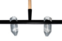 Znacznik ogrodowy mały 4-zębny 80cm + trzonek 130 cm