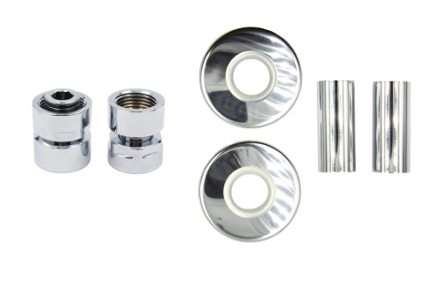 Zestaw maskujący rozety + tuleje + złączki M22 x 1,5 x GW1/2 Vision/Integra chrom Zestaw maskujący rozety + tuleje + złączki M22 x 1,5 x GW1/2 Vision/Integra chrom