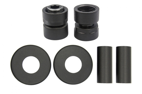 Zestaw maskujący rozety + tuleje + złączki M22 x 1,5 x GW1/2 Vision/Integra czarny strukturalny Zestaw maskujący rozety + tuleje + złączki M22 x 1,5 x GW1/2 Vision/Integra czarny strukturalny
