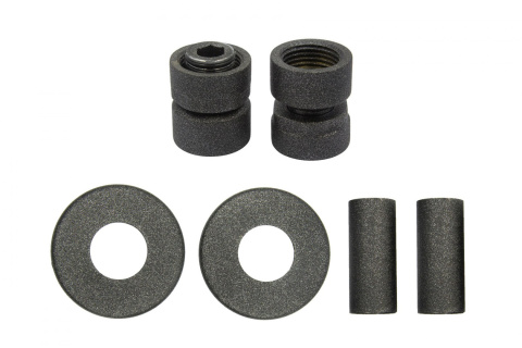 Zestaw maskujący rozety + tuleje + złączki M22 x 1,5 x GW1/2 Vision/Integra ciemny grafit strukturalny Zestaw maskujący rozety + tuleje + złączki M22 x 1,5 x GW1/2 Vision/Integra ciemny grafit strukturalny