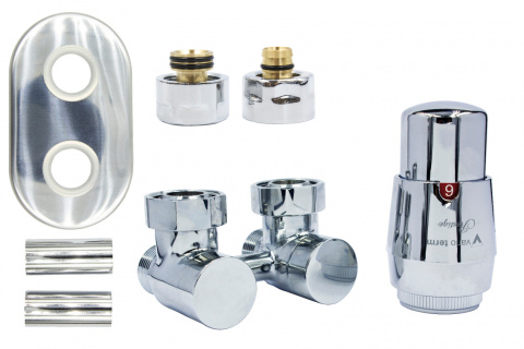Zawór odcinający kątowy Premium Exclusive chrom All In One Zawór odcinający kątowy Premium Exclusive chrom All In One