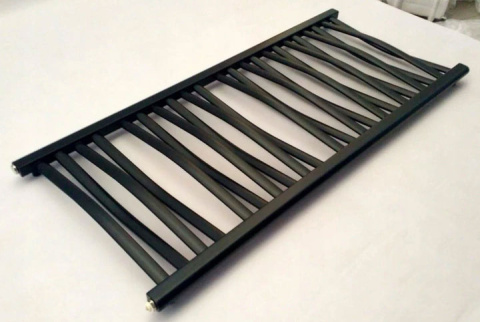 Grzejnik łazienkowy Łezka 3D 1205/440 Regnis czarny mat Grzejnik łazienkowy Łezka 3D 1205/440 Regnis czarny mat