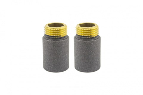 Przedłużka grafit strukturalny dł. 30 mm GZ 1/2 x GW1/2 2szt Przedłużka grafit strukturalny dł. 30 mm GZ 1/2 x GW1/2 2szt