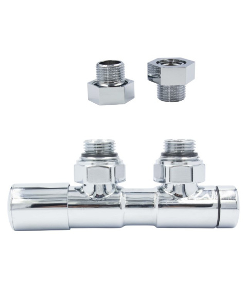 Zawór regulacyjny 50mm TWINS chrom lewy GZ1/2 Zawór regulacyjny 50mm TWINS chrom lewy GZ1/2