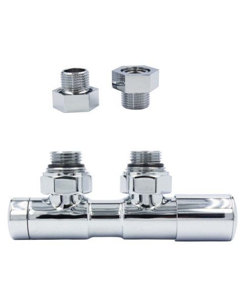 Zawór regulacyjny 50mm TWINS chrom prawy GZ1/2 Zawór regulacyjny 50mm TWINS chrom prawy GZ1/2