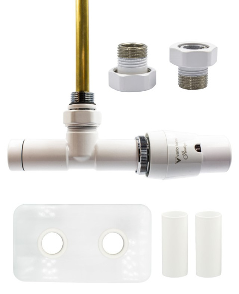 Zawór termostatyczny zespolony 50mm UNICO biały prawy GZ1/2 All in One Zawór termostatyczny zespolony 50mm UNICO biały prawy GZ1/2 All in One