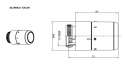 Głowica termostatyczna TUCAN GS.10C czarny mat