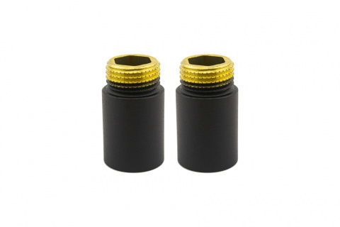 Przedłużka czarny str. dł. 30 mm GZ 1/2 x GW1/2 Przedłużka czarny str. dł. 30 mm GZ 1/2 x GW1/2