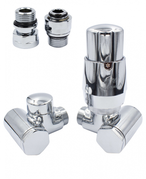 Zawór termostatyczny do grzałki 50mm INTEGRA chrom prawy GZ1/2 Zawór termostatyczny do grzałki 50mm INTEGRA chrom prawy GZ1/2