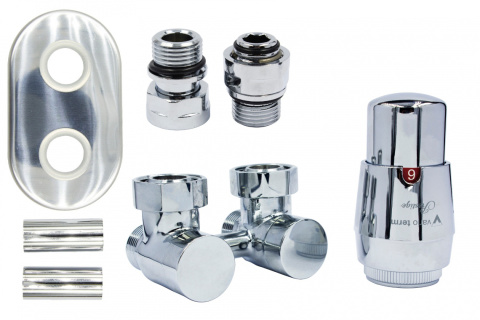 Zawór odcinający kątowy Premium Exclusive chrom GZ All In One Zawór odcinający kątowy Premium Exclusive chrom GZ All In One