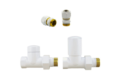 Zawory proste SWING biały PEX 16mm Zawory proste SWING biały PEX 16mm