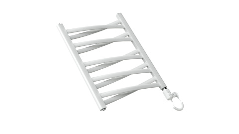 Grzejnik Łezka 3DX 440/460 mm łazienkowy dekoracyjny biały mat Grzejnik Łezka 3DX 440/460 mm łazienkowy dekoracyjny biały mat