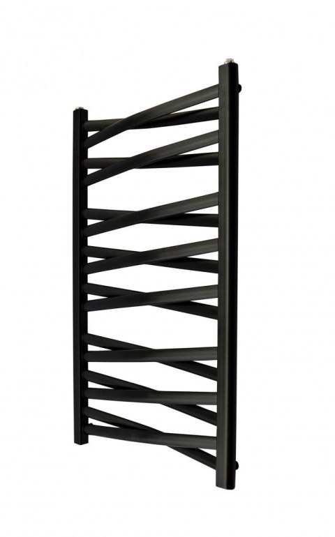 Grzejnik Łezka 3DX 440/460 mm łazienkowy dekoracyjny czarny strukturalny Grzejnik Łezka 3DX 440/460 mm łazienkowy dekoracyjny czarny strukturalny