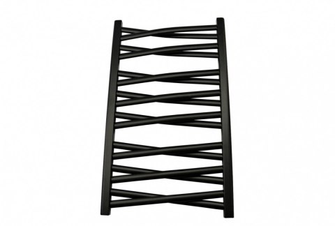 Grzejnik Łezka 3DX 440/910 mm łazienkowy dekoracyjny czarny strukturalny Grzejnik Łezka 3DX 440/910 mm łazienkowy dekoracyjny czarny strukturalny