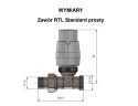 Zestaw termostatyczny prosty Vario-Term ZRTL06/P